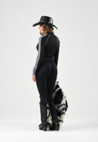 ADIDAS ORIGINALS Leggings W SEAMLESS nero da donna con vita alta e logo Trefoil. KU9745 . ADIDAS ORIGINALS 