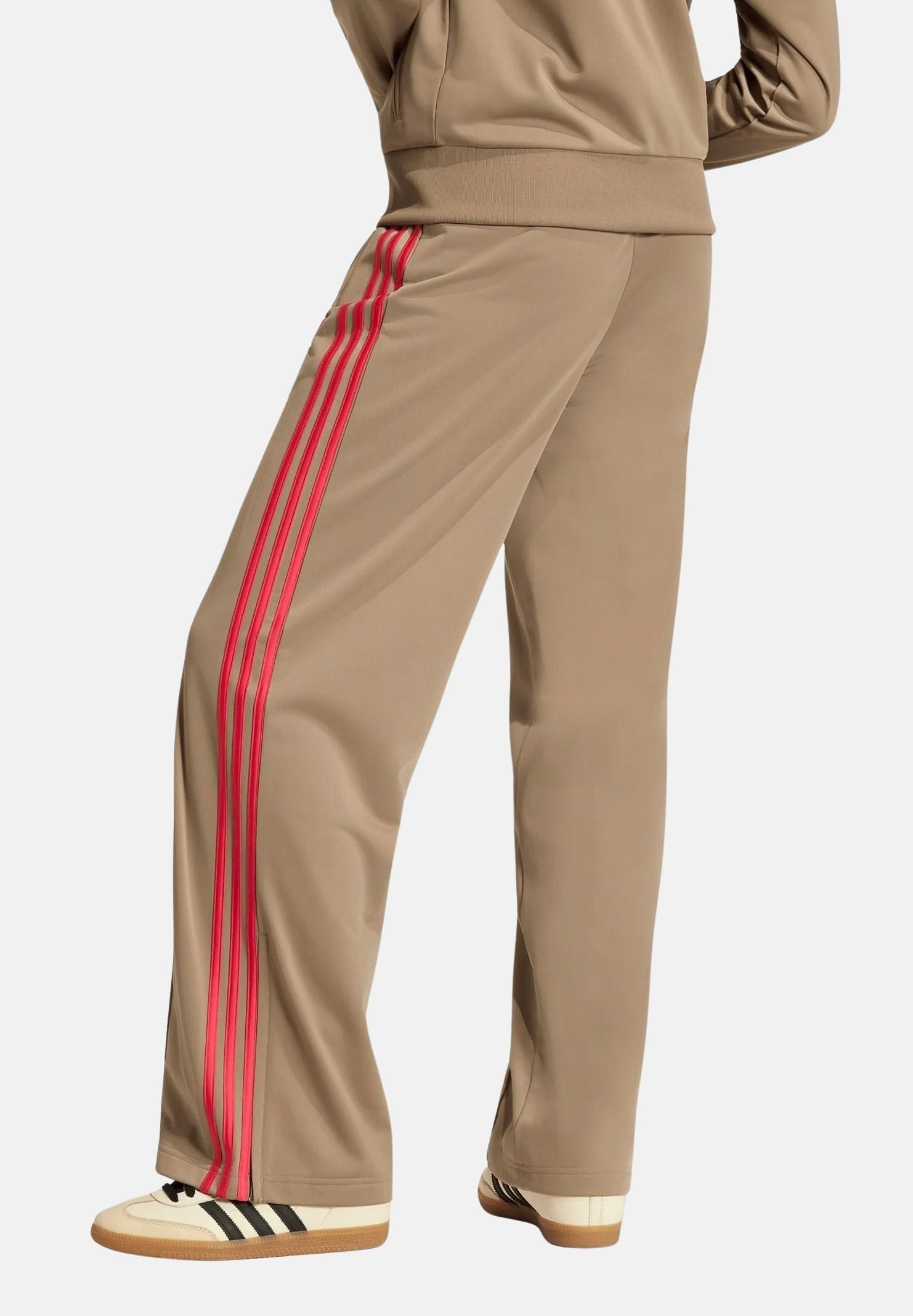 ADIDAS ORIGINALS Pantaloni FIREBIRD LOOSE power pink beige e rosa da donna con gamba ampia KV2233 . ADIDAS ORIGINALS 