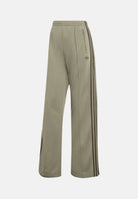 ADIDAS ORIGINALS Pantaloni FIREBIRD LOOSE Silver Pebble / beige e marrone da donna con iconiche 3-Stripes laterali KV2235 . ADIDAS ORIGINALS 