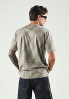 ADIDAS ORIGINALS T-shirt MONOGRAM silver-beige da uomo con fantasia monogram all-over. KV7268 . ADIDAS ORIGINALS 