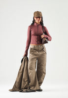ADIDAS ORIGINALS Felpa ESSENTIALS POLYESTER TRACK rosa antico da donna KV9161 . ADIDAS ORIGINALS 