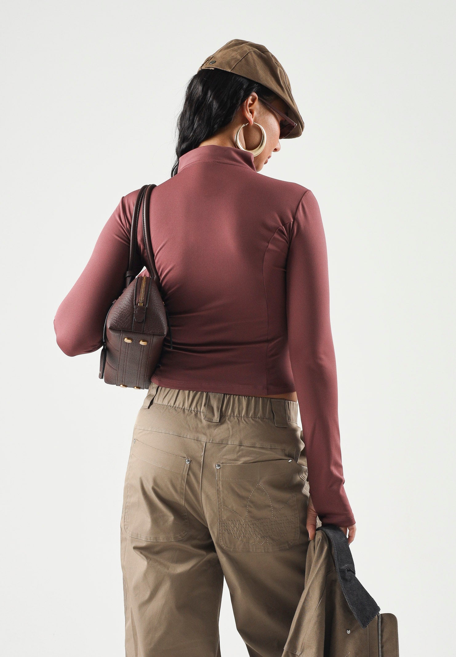 ADIDAS ORIGINALS Felpa ESSENTIALS POLYESTER TRACK rosa antico da donna KV9161 . ADIDAS ORIGINALS 