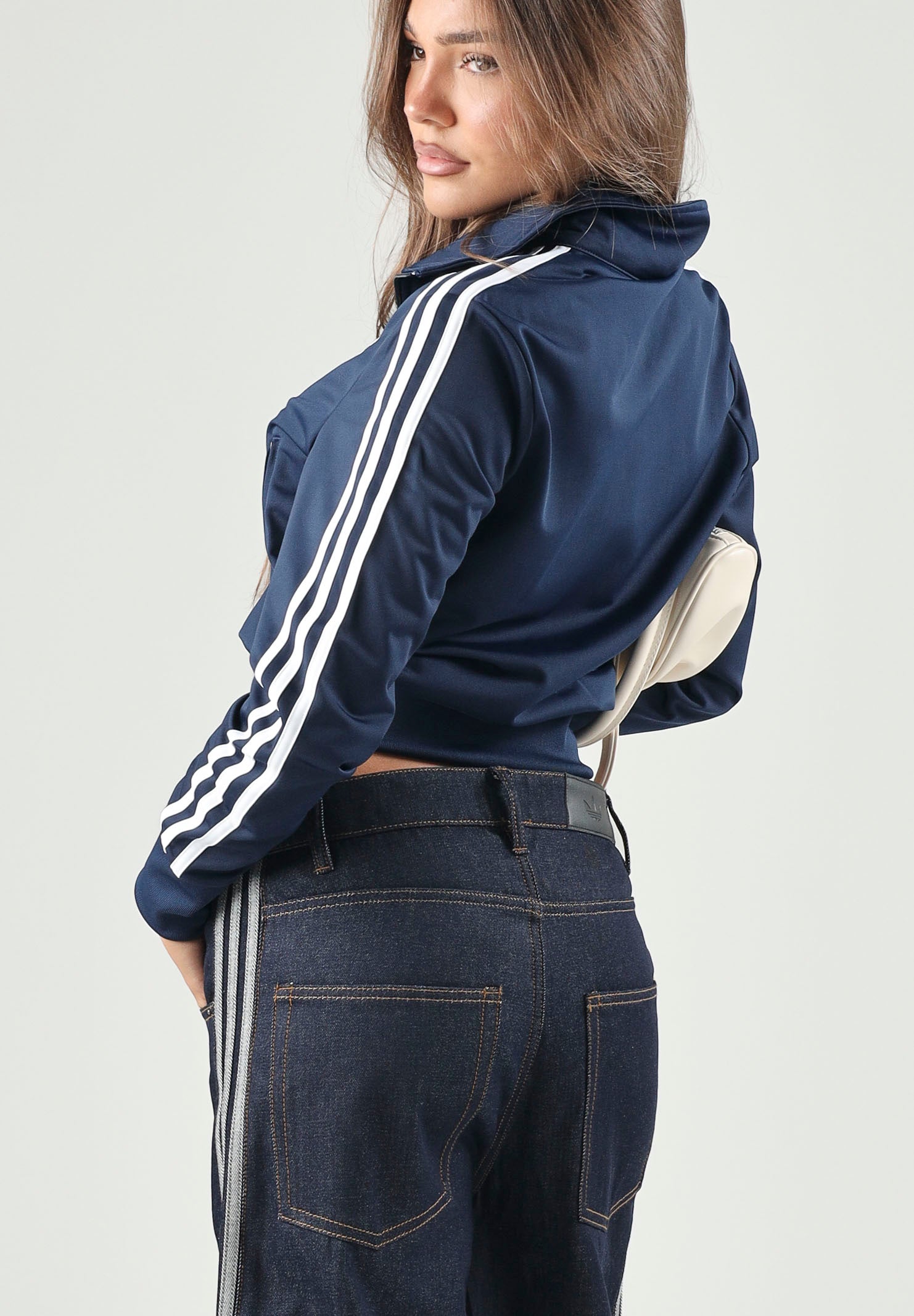 ADIDAS ORIGINALS Felpa FIREBIRD CLASSIC TRACK indigo blu da donna KV9551 . ADIDAS ORIGINALS 
