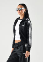 ADIDAS ORIGINALS Felpa con zip FIREBIRD CLASSIC nera e bianca da donna KV9552 . ADIDAS ORIGINALS 