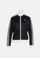 DIDAS ORIGINALS Felpa CLASSIC TRACK TOP nero da donna con iconiche 3-Stripes a contrasto KV9560 . ADIDAS ORIGINALS 