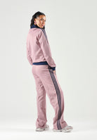 ADIDAS ORIGINALS Felpa CLASSIC TRACK TOP Magic Mauve malva da donna con chiusura zip e dettagli a contrasto. KV9562 . ADIDAS ORIGINALS 