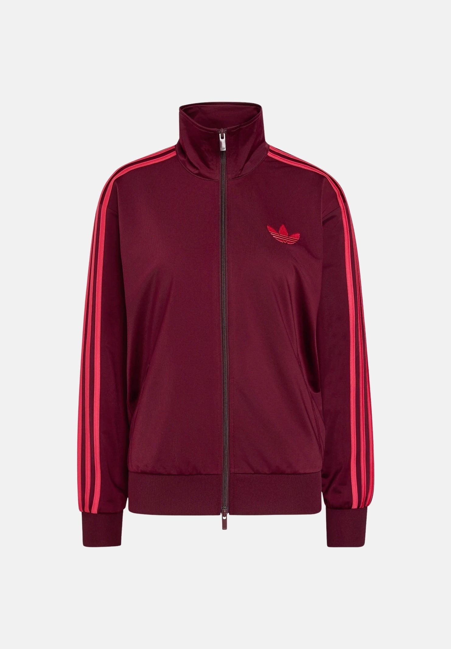 ADIDAS ORIGINALS Felpa FIREBIRD TRACK TOP LOOSE maroon boreaux da donna KW0226 . ADIDAS ORIGINALS 