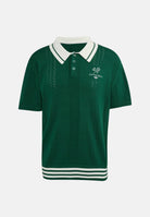 ADIDAS ORIGINALS Polo RUGBY KNIT verde per uomo e donna KW5681 . ADIDAS ORIGINALS 