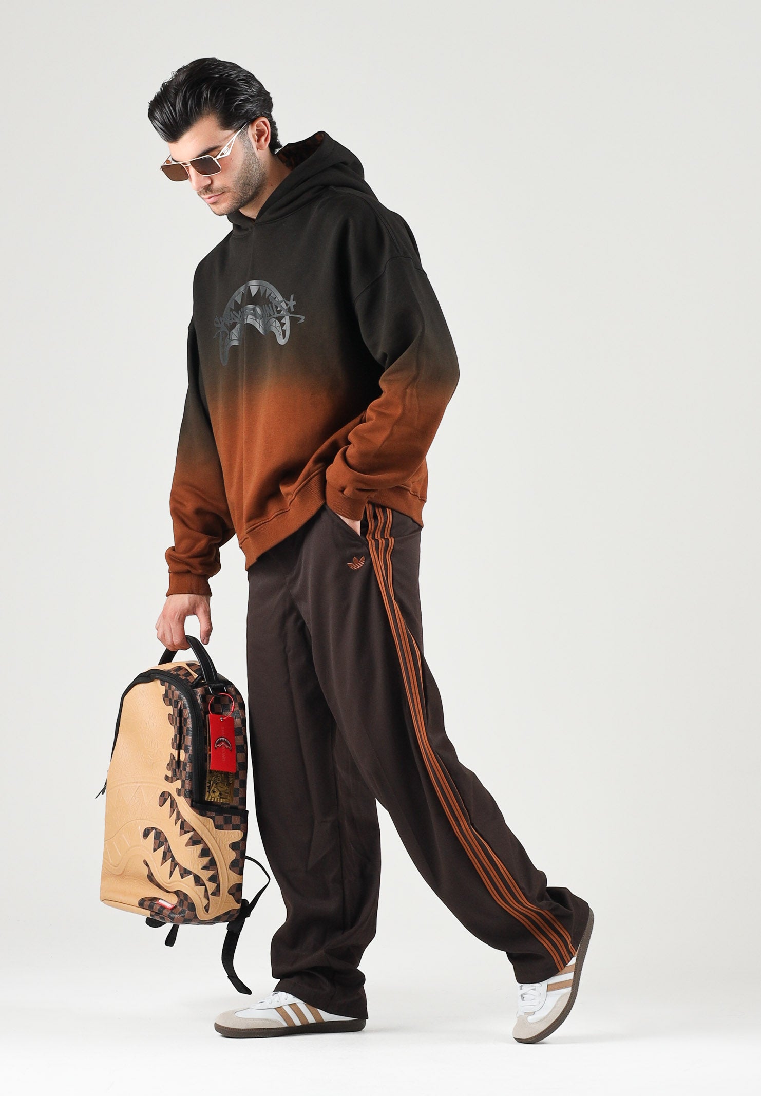 ADIDAS ORIGINALS Pantaloni FIREBIRD TAILORED  Aurora Coffee marrone da uomo KW7986 . ADIDAS ORIGINALS 