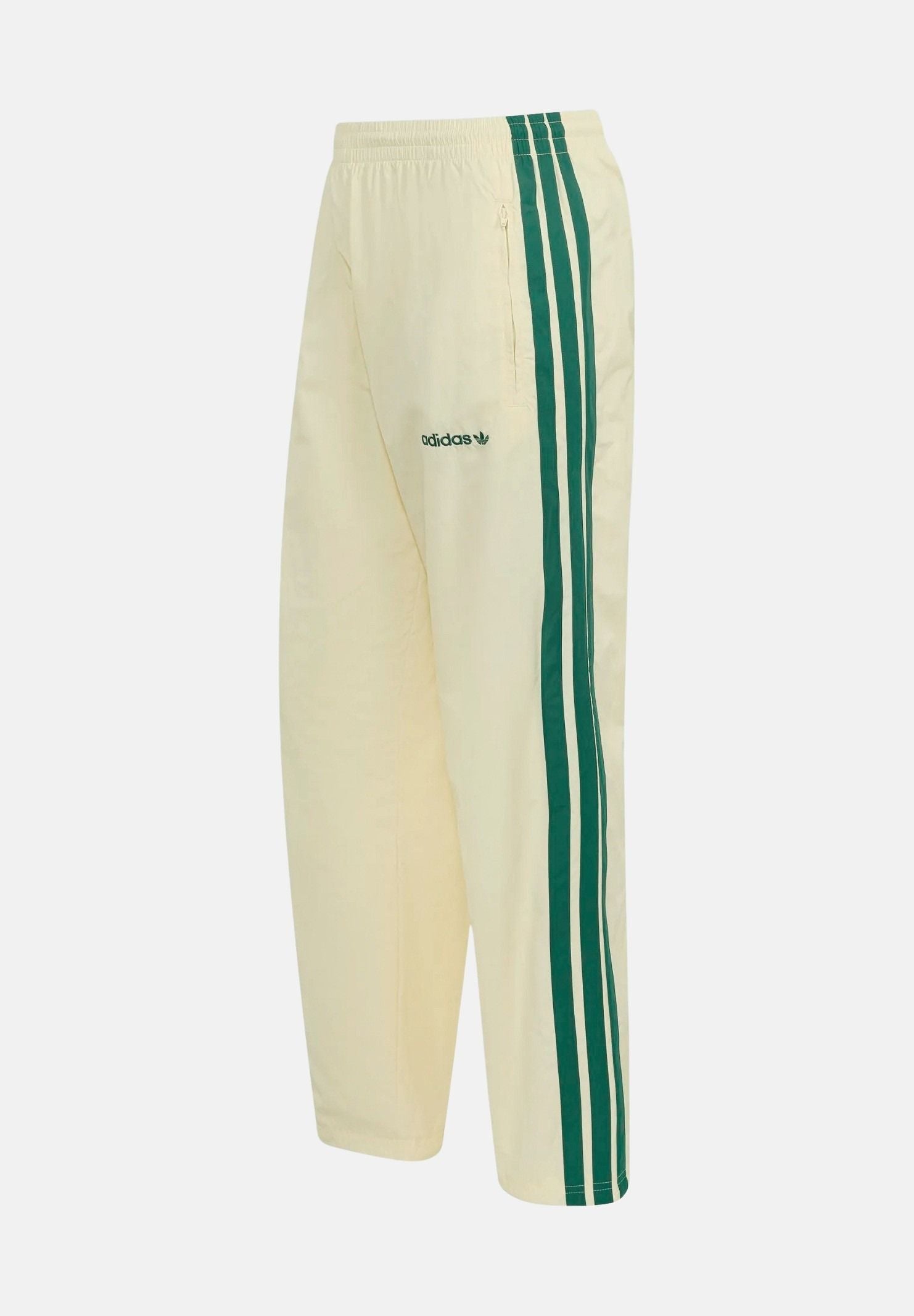 ADIDAS ORIGINALS Pantaloni CUTLINE TRACK PANTS Warm Vanilla crema da uomo con 3-stripes iconiche KW8021 . ADIDAS ORIGINALS 