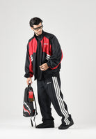ADIDAS ORIGINALS Pantaloni sportivi CUTLINE neri da uomo con iconiche 3-stripes KW8023 . ADIDAS ORIGINALS 