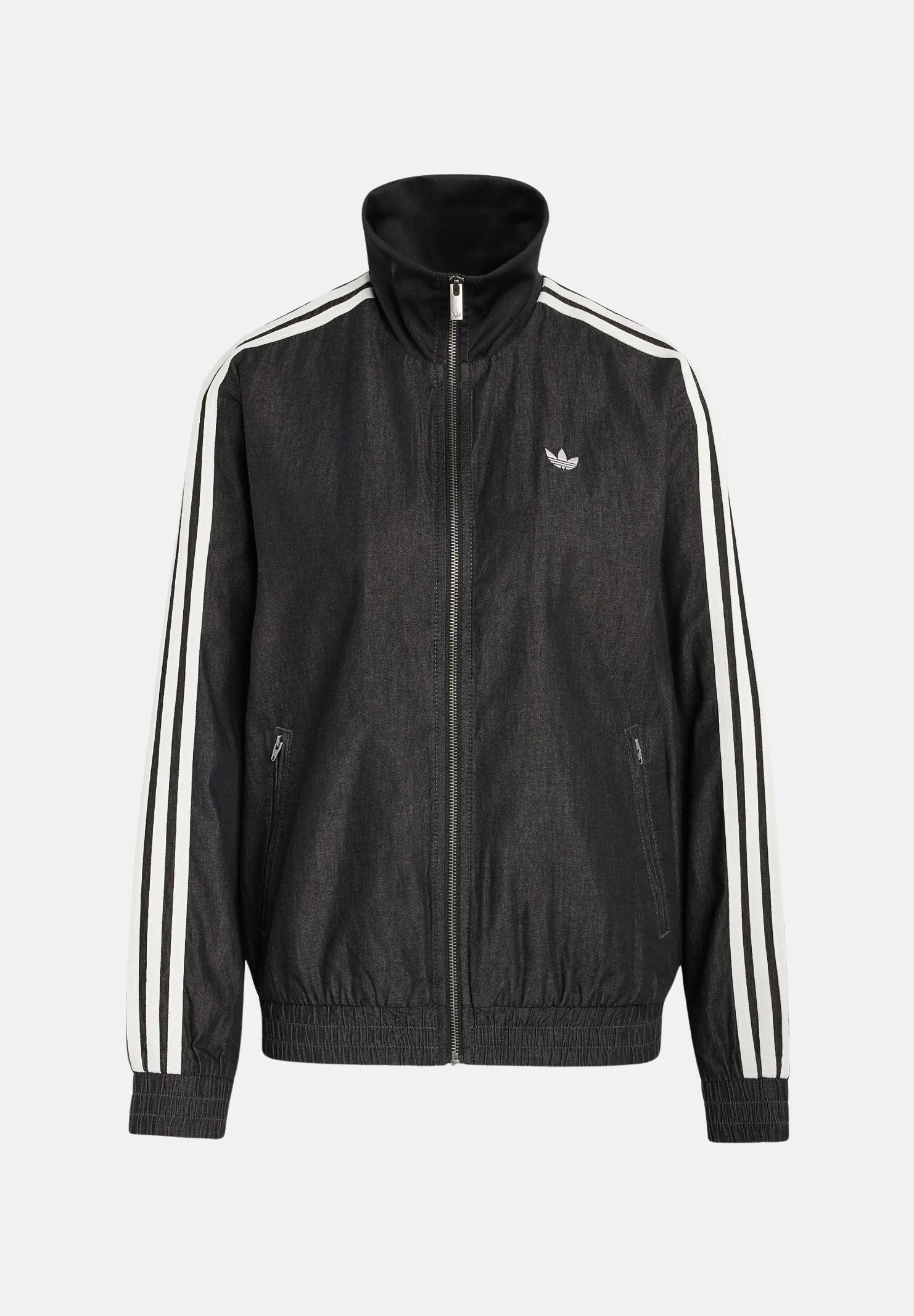 ADIDAS ORIGINALS Felpa SUMMER GLOW medium black-nero da donna<BR/>con iconiche 3-Stripes a contrasto KW8758 . ADIDAS ORIGINALS 
