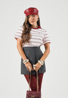 ADIDAS ORIGINALS Polo POLO RESORT S W2 distilled pink collegiate burgundy khaki six rosa, colore basico rosa, bordeaux  donna. KX0741 . ADIDAS ORIGINALS 