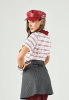 ADIDAS ORIGINALS Polo POLO RESORT S W2 distilled pink collegiate burgundy khaki six rosa, colore basico rosa, bordeaux  donna. KX0741 . ADIDAS ORIGINALS 