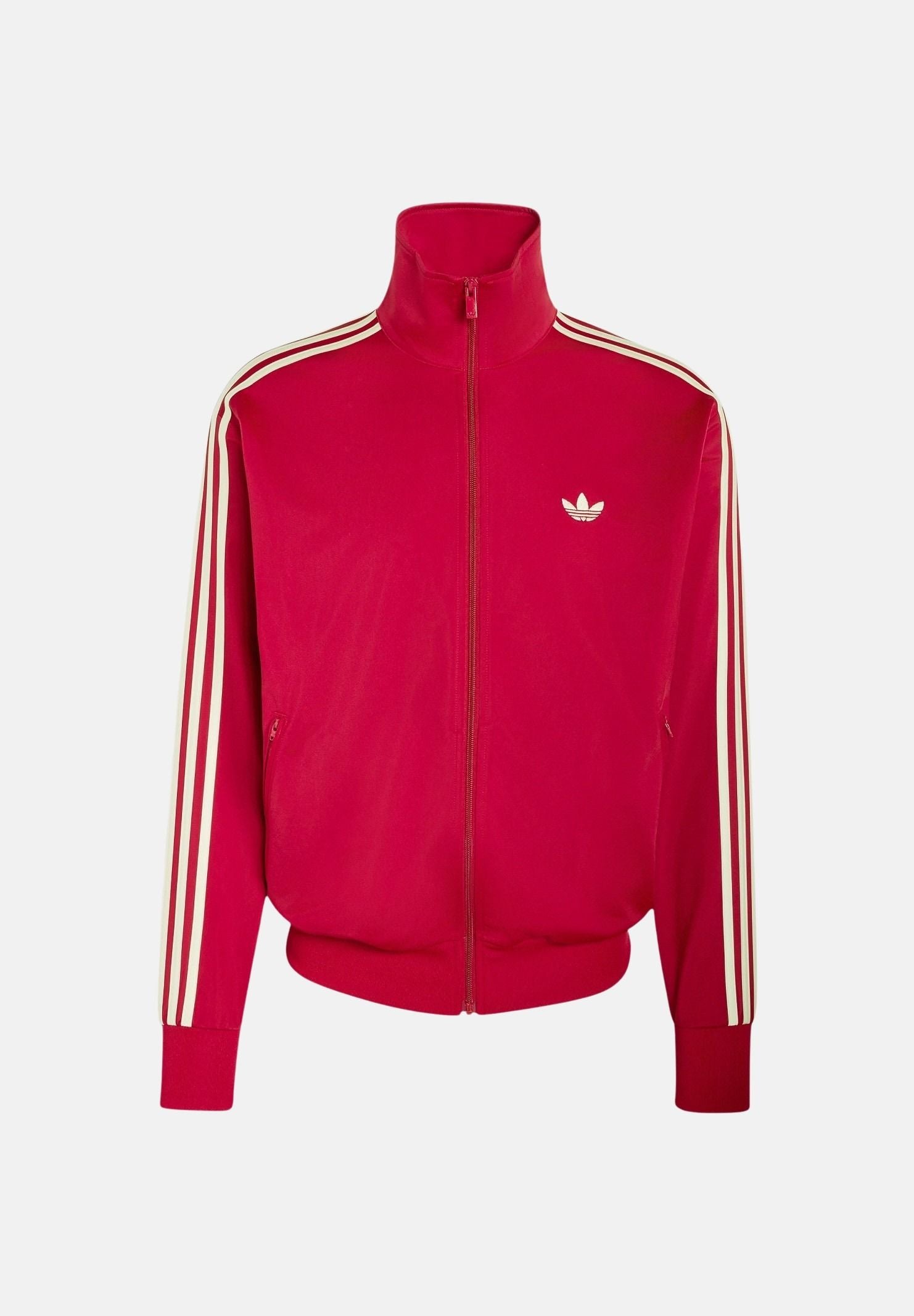 ADIDAS ORIGINALS Felpa FIREBIRD TRACK victory red-rosso da uomo con iconiche 3-Stripes KX6921 . ADIDAS ORIGINALS 