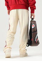 ADIDAS ORIGINALS Pantaloni sportivi PINSTRIPE FIREBIRD, warm vanilla, avorio-crema, per uomo e donna KX6924 . ADIDAS ORIGINALS 