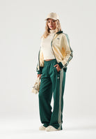 ADIDAS ORIGINALS Felpa con zip SLIM 3-STRIPES vaniglia da donna KY0824 . ADIDAS ORIGINALS 