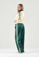 ADIDAS ORIGINALS Felpa con zip SLIM 3-STRIPES vaniglia da donna KY0824 . ADIDAS ORIGINALS 