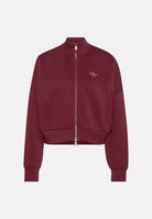 ADIDAS ORIGINALS Felpa SPACER TRACKTOP Maroon Bordeaux da donna con zip frontale KY0859 . ADIDAS ORIGINALS 