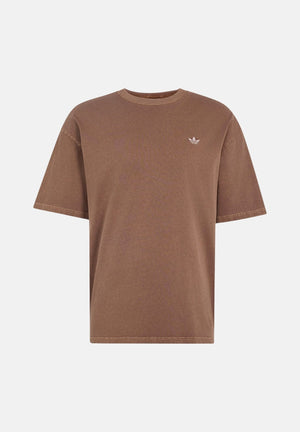 ADIDAS ORIGINALS T-shirt TREFOIL ESSENTIALS Preloved Brown, marrone da uomo con logo iconico KY5382 . ADIDAS ORIGINALS 