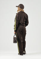 ADIDAS ORIGINALS Felpa con zipTRACK JACKET auco marrone per uomo e donna <BR/> KZ1181 . ADIDAS ORIGINALS 