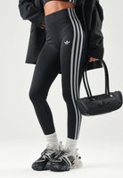 ADIDAS ORIGINALS Leggings ESSENTIALS 3-STRIPES nero da donna KZ4121 . ADIDAS ORIGINALS 