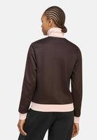 ADIDAS ORIGINALS Felpa CLASSIC TRACK TOP Aurora Coffee, marrone e rosa cipria da donna LC6503 . ADIDAS ORIGINALS 