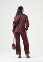 ADIDAS ORIGINALS Felpa con zip Firebird bordeaux da donna LD1804 . ADIDAS ORIGINALS 