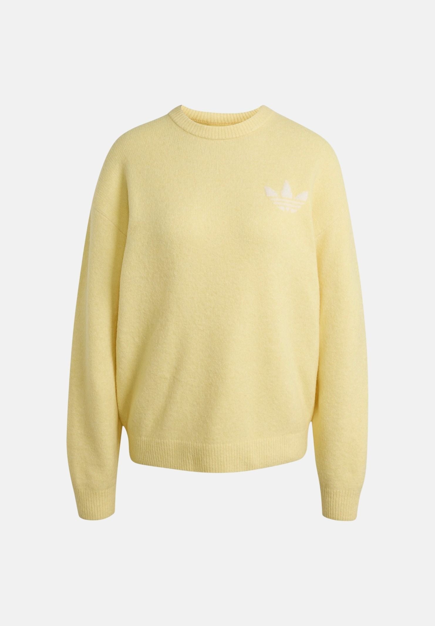 ADIDAS ORIGINALS Maglione ATHLETIC DEPT KNITTED girocollo giallo per uomo e donna <BR/> LD4476 . ADIDAS ORIGINALS 