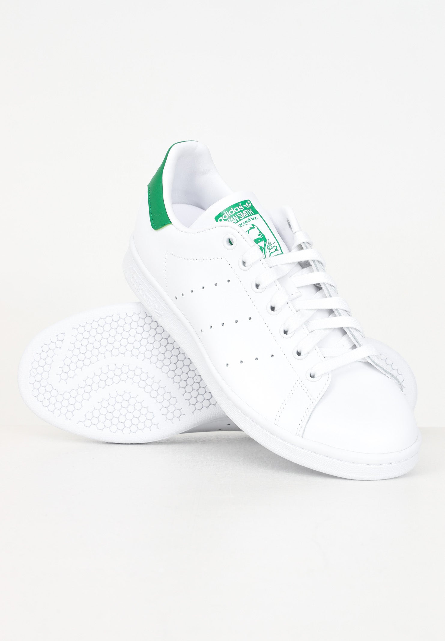 ADIDAS ORIGINALS  Sneakers Stan Smith bianche e verdi da uomo M20324 . ADIDAS ORIGINALS 