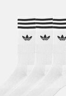 ADIDAS ORIGINALS Calzini SOLID CREW SOCKS 3 PAIRS White, bianco, unisex. S21489 UNI ADIDAS ORIGINALS 