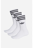 ADIDAS ORIGINALS Calzini SOLID CREW SOCKS 3 PAIRS White, bianco, unisex. S21489 UNI ADIDAS ORIGINALS 
