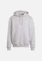ADIDAS ORIGINALS Felpa con cappuccio Trefoil Essentials Loose grigia da uomo JV6057 . ADIDAS ORIGINALS 