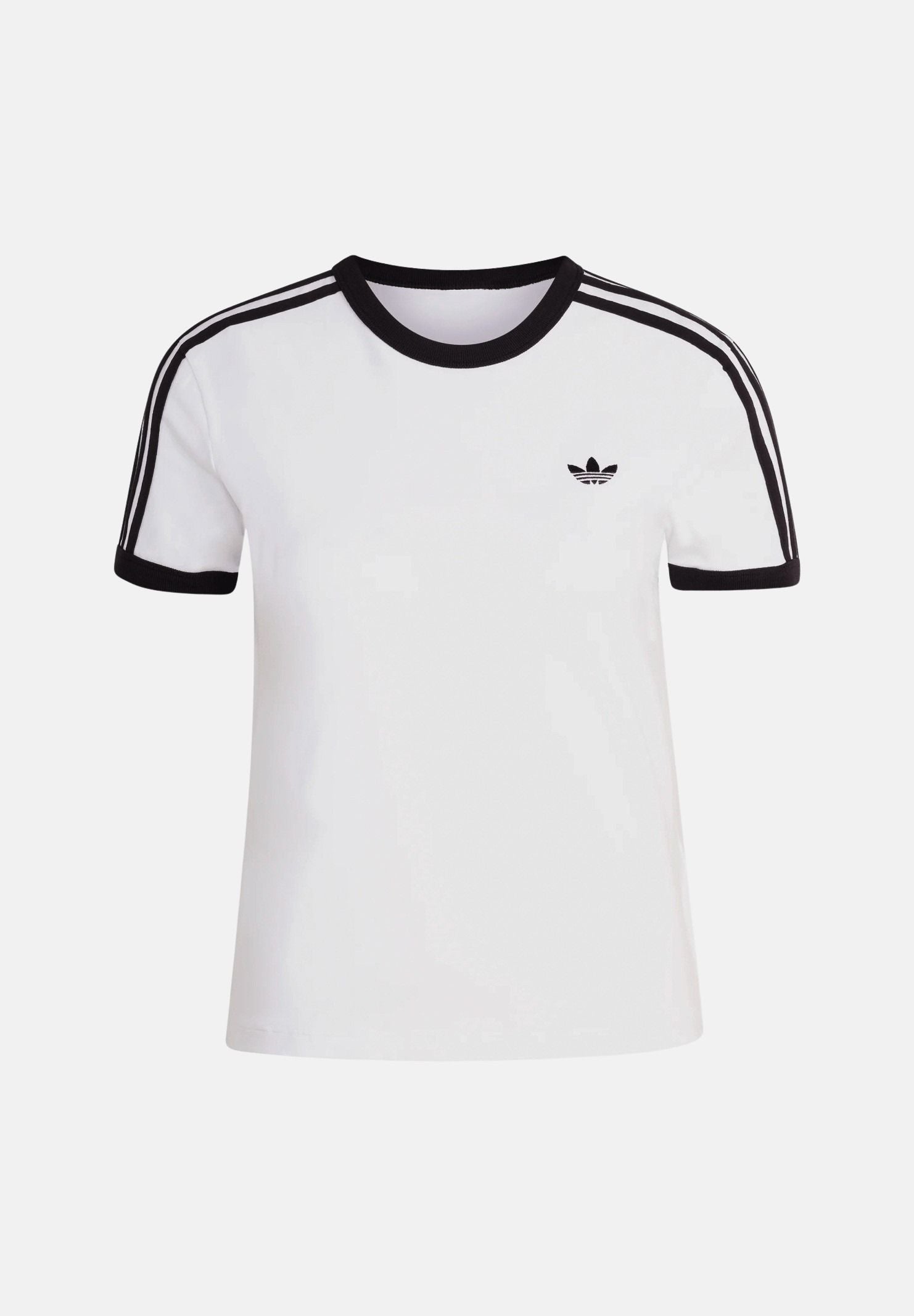 ADIDAS ORIGINALS T-shirt a manica corta 3-Stripes bianca da donna KD3683 . ADIDAS ORIGINALS 