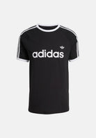 ADIDAS ORIGINALS T-shirt a manica corta Ringer nera da uomo con 3 stripes KF0417 . ADIDAS ORIGINALS 