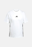 ADIDAS PERFORMANCE T-shirt a manica corta Essentials 3-Stripes Cotton bianca da donna JD0844 . ADIDAS PERFORMANCE 