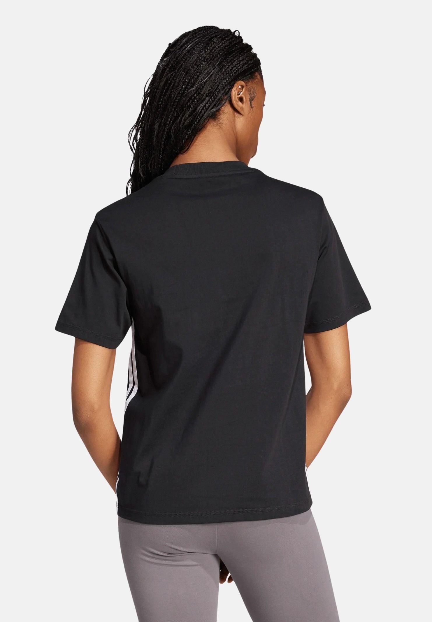 ADIDAS PERFORMANCE T-shirt ESSENTIALS 3-STRIPES COTTON TEE da donna JD0846 . ADIDAS PERFORMANCE 