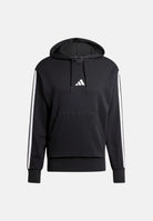 ADIDAS PERFORMANCE Felpa con cappuccio Essentials 3 Stripes nera da uomo JD1874 . ADIDAS PERFORMANCE 