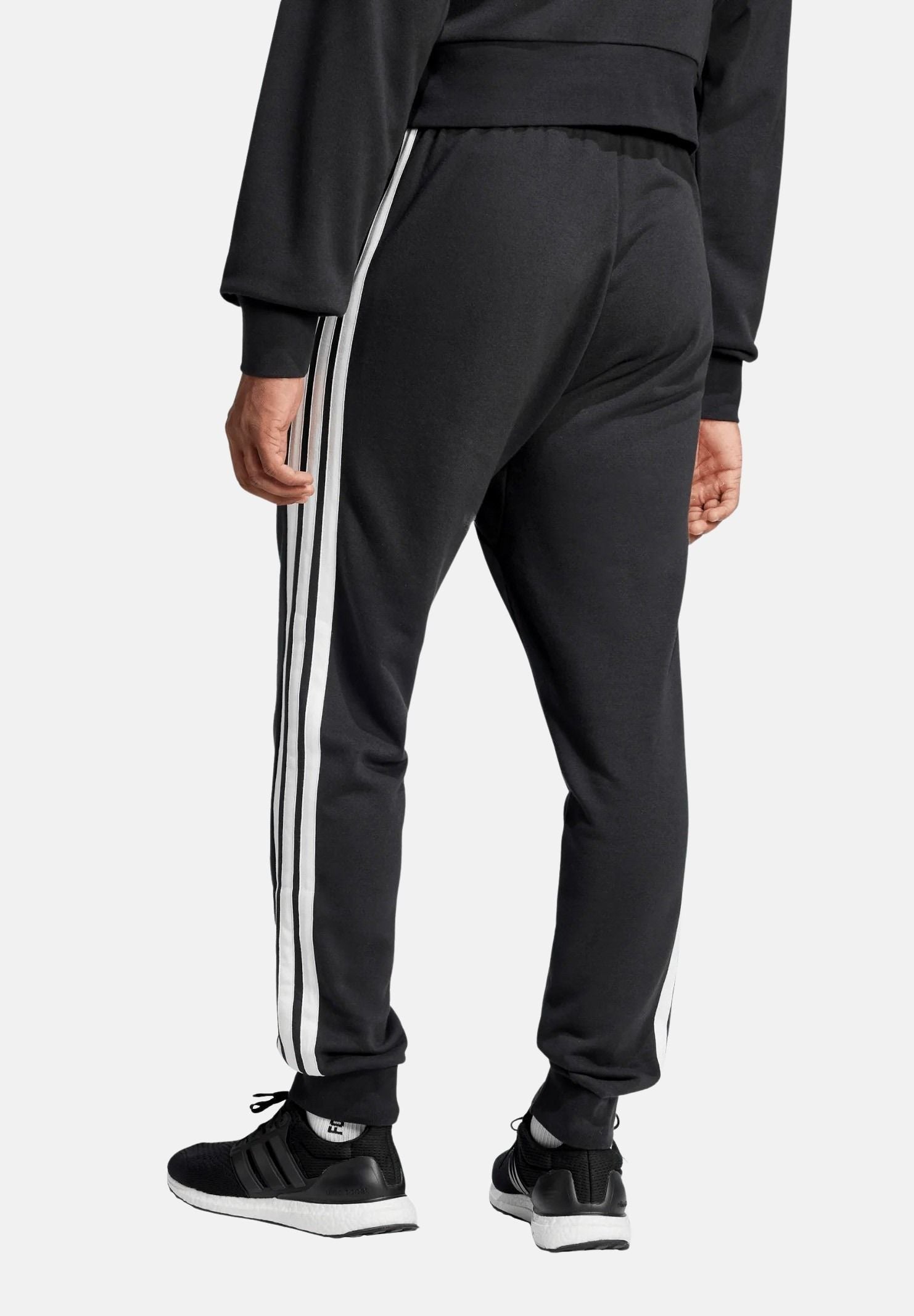 ADIDAS PERFORMANCE Pantalone sportivo Essential 3-Stripes French Terry nero da uomo JD1881 . ADIDAS PERFORMANCE 