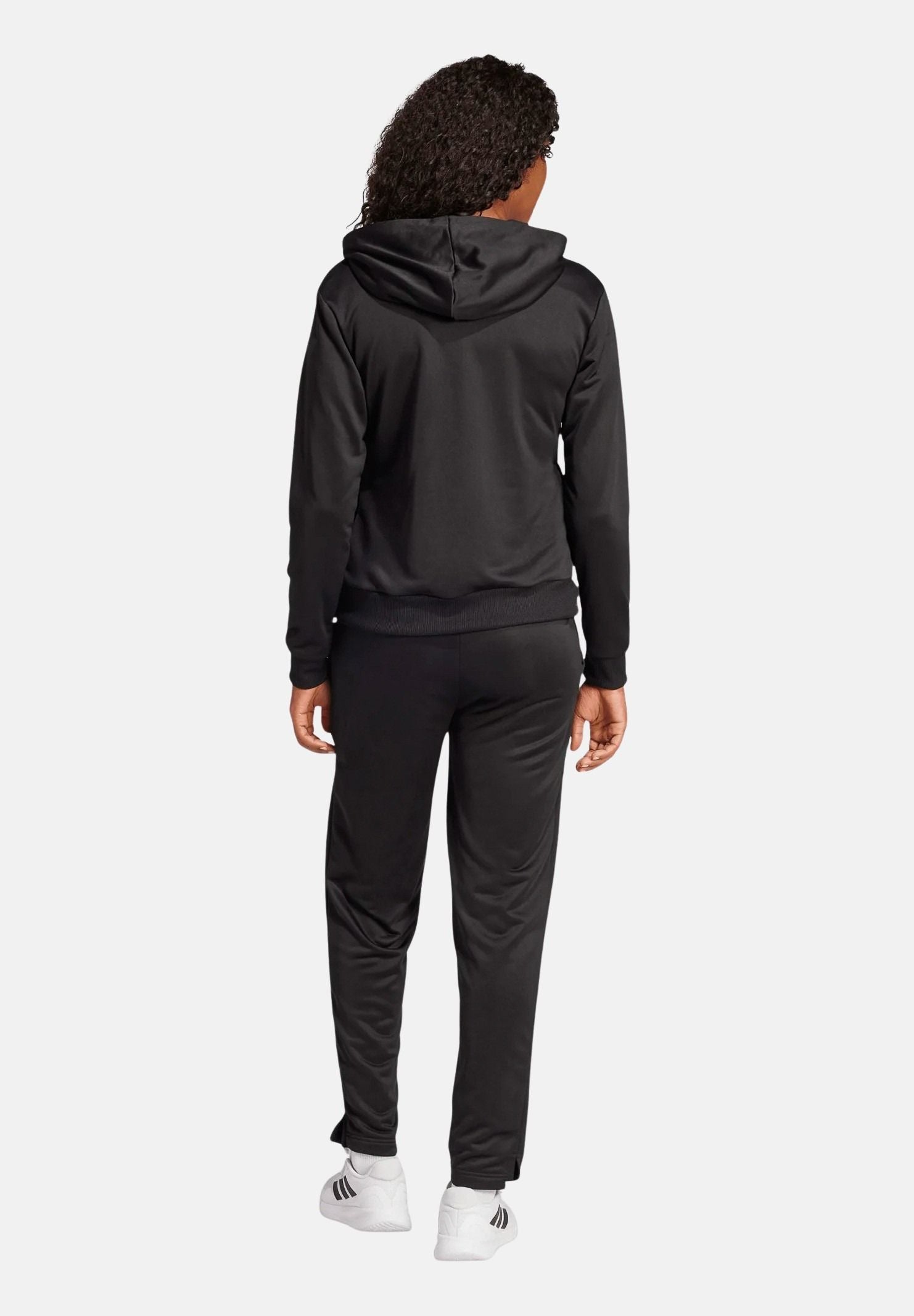 ADIDAS PERFORMANCE Tuta sportiva Essentials Linear nera da donna JD2695 . ADIDAS PERFORMANCE 