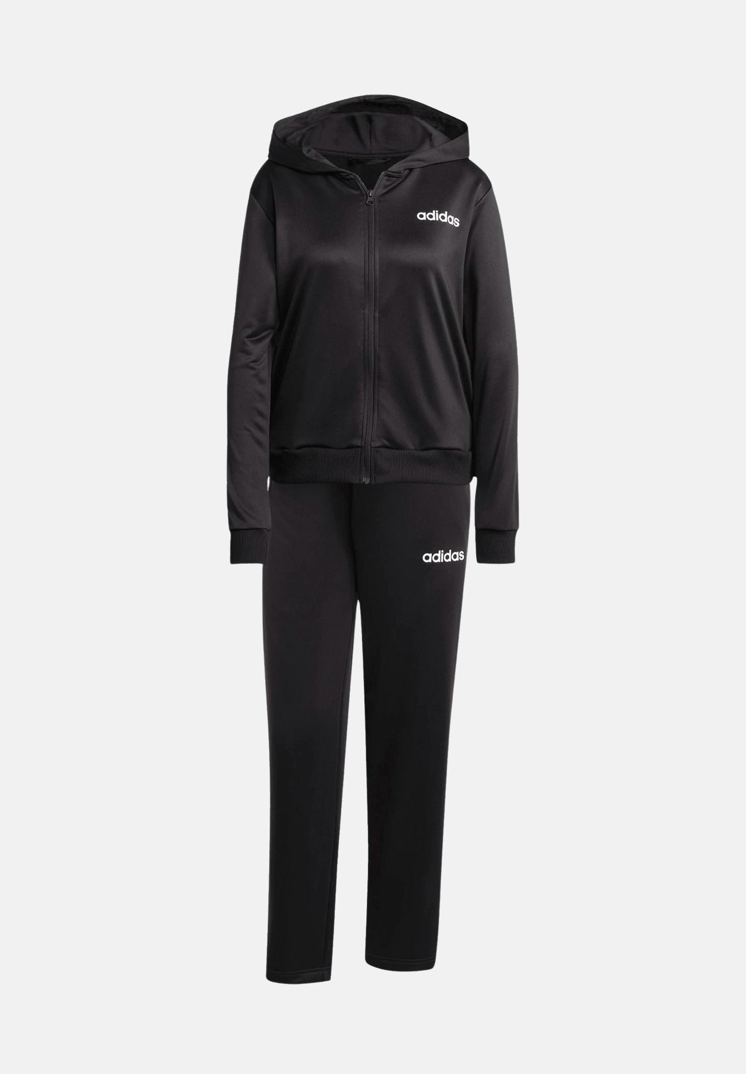 ADIDAS PERFORMANCE Tuta sportiva Essentials Linear nera da donna JD2695 . ADIDAS PERFORMANCE 