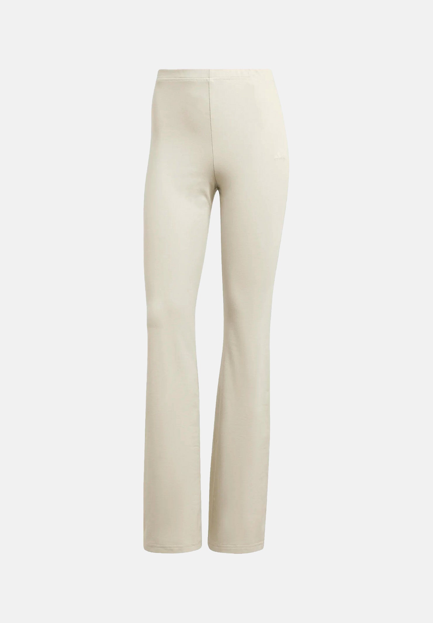 ADIDAS PERFORMANCE Leggings sportivo Essentials Small Logo Flared beige da donna JD3072 . ADIDAS PERFORMANCE 