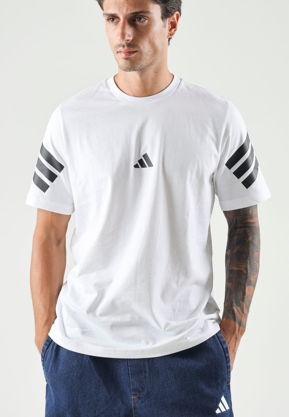 ADIDAS PERFORMANCE T-shirt FUTURE ICONS a manica corta  bianca da uomo JD4880 . ADIDAS PERFORMANCE 