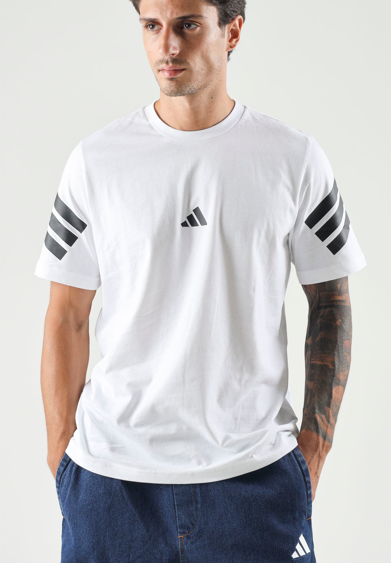 ADIDAS PERFORMANCE T-shirt FUTURE ICONS a manica corta  bianca da uomo JD4880 . ADIDAS PERFORMANCE 