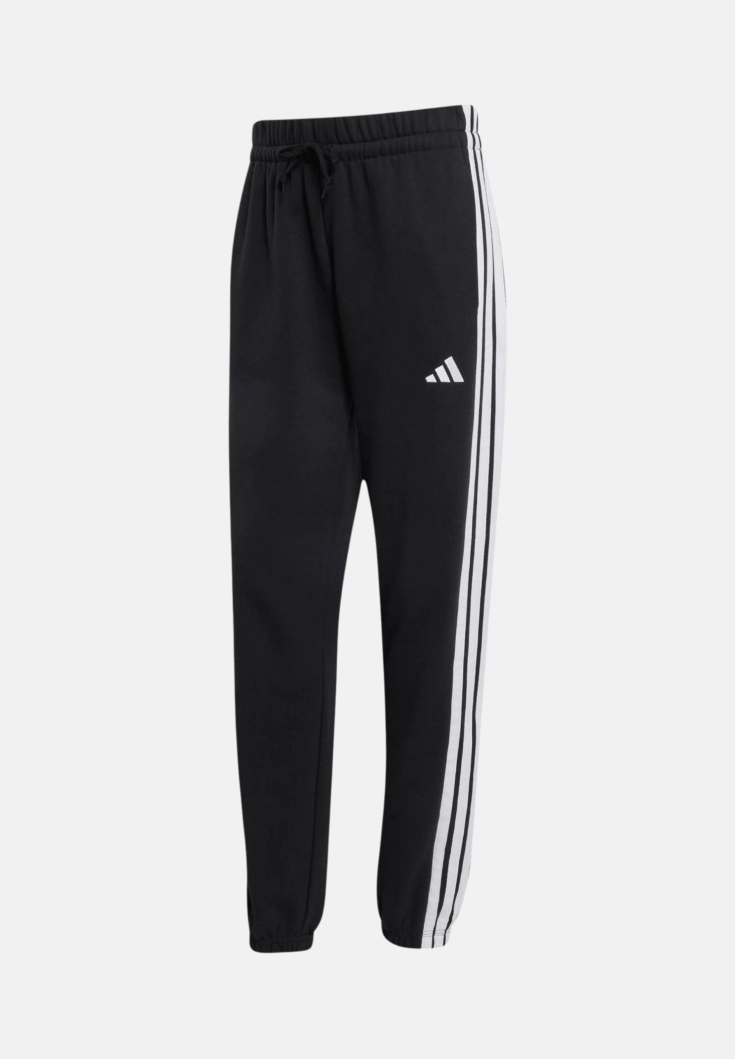ADIDAS PERFORMANCE Pantalone sportivo Essentials 3-Stripes French Terry Cuffed nero da donna JD5302 . ADIDAS PERFORMANCE 