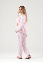 ADIDAS PERFORMANCE Tuta Essentials 3-Stripes rosa da donna JD5437 . ADIDAS PERFORMANCE 