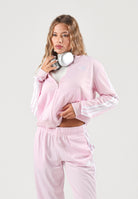 ADIDAS PERFORMANCE Tuta Essentials 3-Stripes rosa da donna JD5437 . ADIDAS PERFORMANCE 
