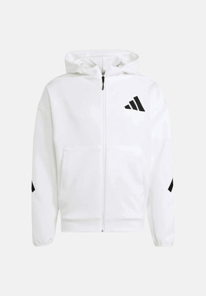 ADIDAS PERFORMANCE Felpa con zip Z.N.E. bianca da uomo JF2443 . ADIDAS PERFORMANCE 