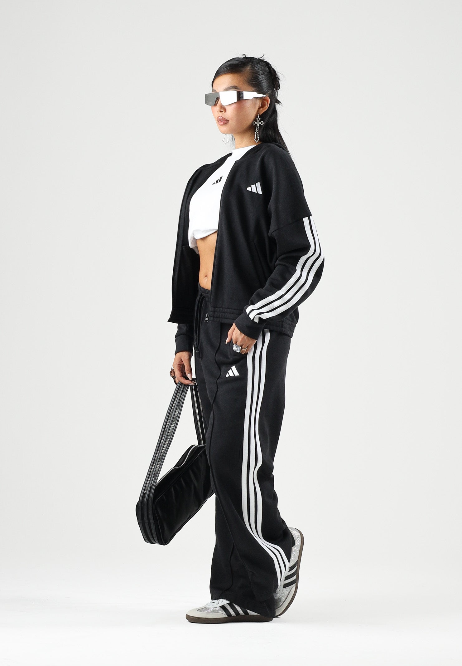 ADIDAS PERFORMANCE Tuta sportiva ENERGIZE nera da donna JF3388 . ADIDAS PERFORMANCE 