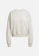 ADIDAS PERFORMANCE Felpa girocollo Essentials Small Logo Feel Cozy beige da donna JI6069 . ADIDAS PERFORMANCE 